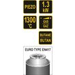 Lampa gaz cu piezo, 1.28 kw Vorel 73412 4