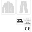 Costum impermeabil de camuflaj marimea XXL Vorel 74647 2