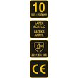 Mănuși de protecție GCLA0510 culoare galbenă Vorel 74149 4
