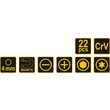 Set surubelnita cu biti, 29 pcs Vorel 64402 4