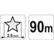 Fir 2,6 mm, 90 m, stea Flo 89458 2