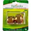 Conector alama furtun cu stop 3/4” TG, Top Garden 400404 1