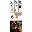 Autofiletanta cu 2 acumulatori 12v, 24 Nm Sthor 78110 4