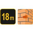 Dispozitiv aliniere caramizi 18 m x 2 Vorel 17430 4