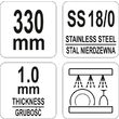 Spatula 205/335 mm Yato YG-02409 2