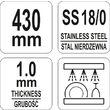 Spatula curbata 430 mm Yato YG-02416 2
