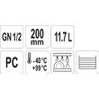 Container policarbonat gn 1 / 2, 11.7 L Yato YG-00403 2