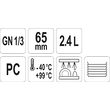 Container policarbonat gn 1 / 3, 2.4 L Yato YG-00410 2