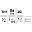 Container policarbonat gn 1 / 3, 3.6 L Yato YG-00411 2