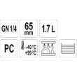 Container policarbonat gn 1 / 4, 1.7 L Yato YG-00419 2