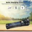 Lanterna LED cu incarcare solara 1200mAh  4
