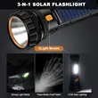 Lanterna LED cu incarcare solara 1200mAh  5