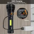 Lanterna LED cu incarcare solara 1200mAh  2