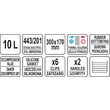 Termos din inox pentru transport 10 L, 300 x 170 mm Yato YG-09200 7
