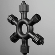 Ramificatie 6 13.7cm Negru 1
