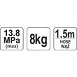 Pompa pentru gresat de 8 litri Yato YT-07063 1