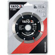Disc diamantat segmentat 115 x 22.2 x 1.8 mm Yato YT-59961 1