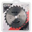 Disc circular pentru lemn 255X24TX30 mm Yato YT-60731 1