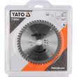 Disc circular aluminiu 160 x 20 x 2.2 mm 52 dinti Yato YT-60905 1