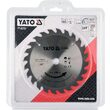 Disc circular pentru lemn 165 x 24t x 16mm Yato YT-60590 1
