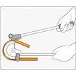 Dispozitiv indoit tevi aluminiu-cupru, 15 mm Yato YT-21844 1