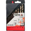 Set 10 burghie pentru metal 1 - 10 mm HSS - cobalt Yato YT-41603 1