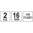Cuțite rezervă presă hidraulică 16mm pentru 22871 Yato YT-22874 1