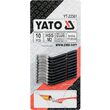 Set lame de rezerva pentru debavurator 22361 Yato YT-22361 1