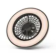 Plafoniera cu ventilator 2x24W+15W motor, telecom IR Whitney negru Avide AFCLCCT-48W-15W-WHB 9