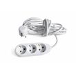 Prelungitor ceramic 3 prize 7 metri cu cablu 3x1 (3P 7M) Valcor VLC12011 1