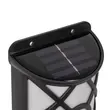 Lampa solara de perete/gard 36x LED WW efect flacara 18cm Entac 4