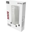 Calorifer cu ulei 9 elementi 2000W Alb Entac 1
