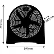 Ventilator de podea 90W Entac EPBF-90W 2