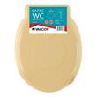 Capac WC universal culoarea bej Valcor VLC31002 3