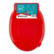 Capac WC universal culoarea rosu Valcor VLC31007 3