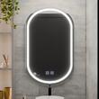 Oglinda LED ovala 50x80cm Velara Touch Sistem dezaburire dimabila AT1CT-IM1P-OG1D-E06S/50X80 3