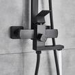 Coloana dus inox SUS304 negru HS007 2