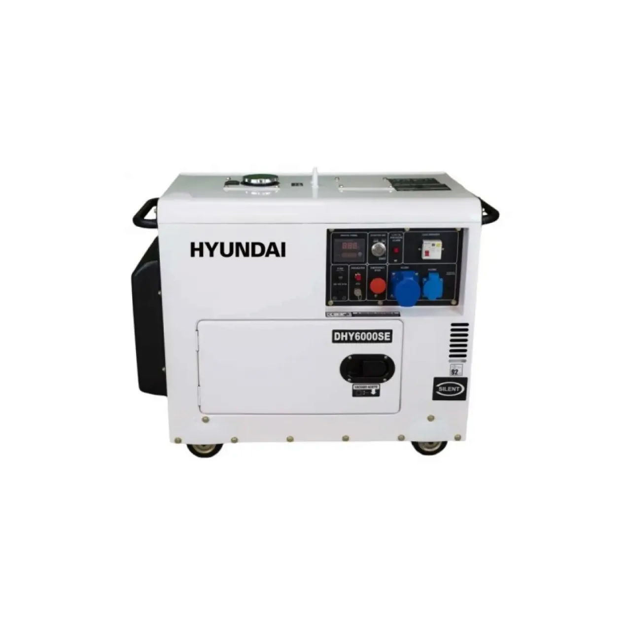 Generator de curent monofazat cu motor diesel Hyundai DHY6000SE 1
