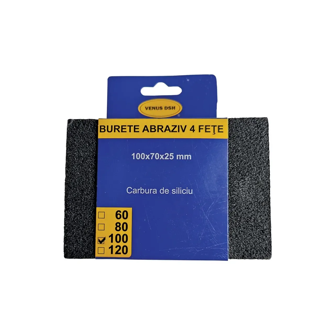 Burete abraziv 4 fete, gr. 100, DSH 071423 1