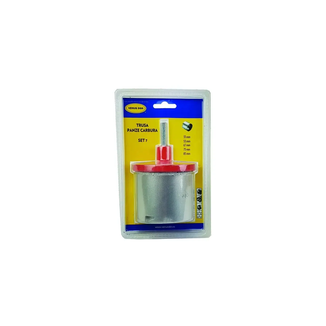 Trusa panze carbura set 7 (33, 53, 67, 73, 83 mm), DSH 091209 1