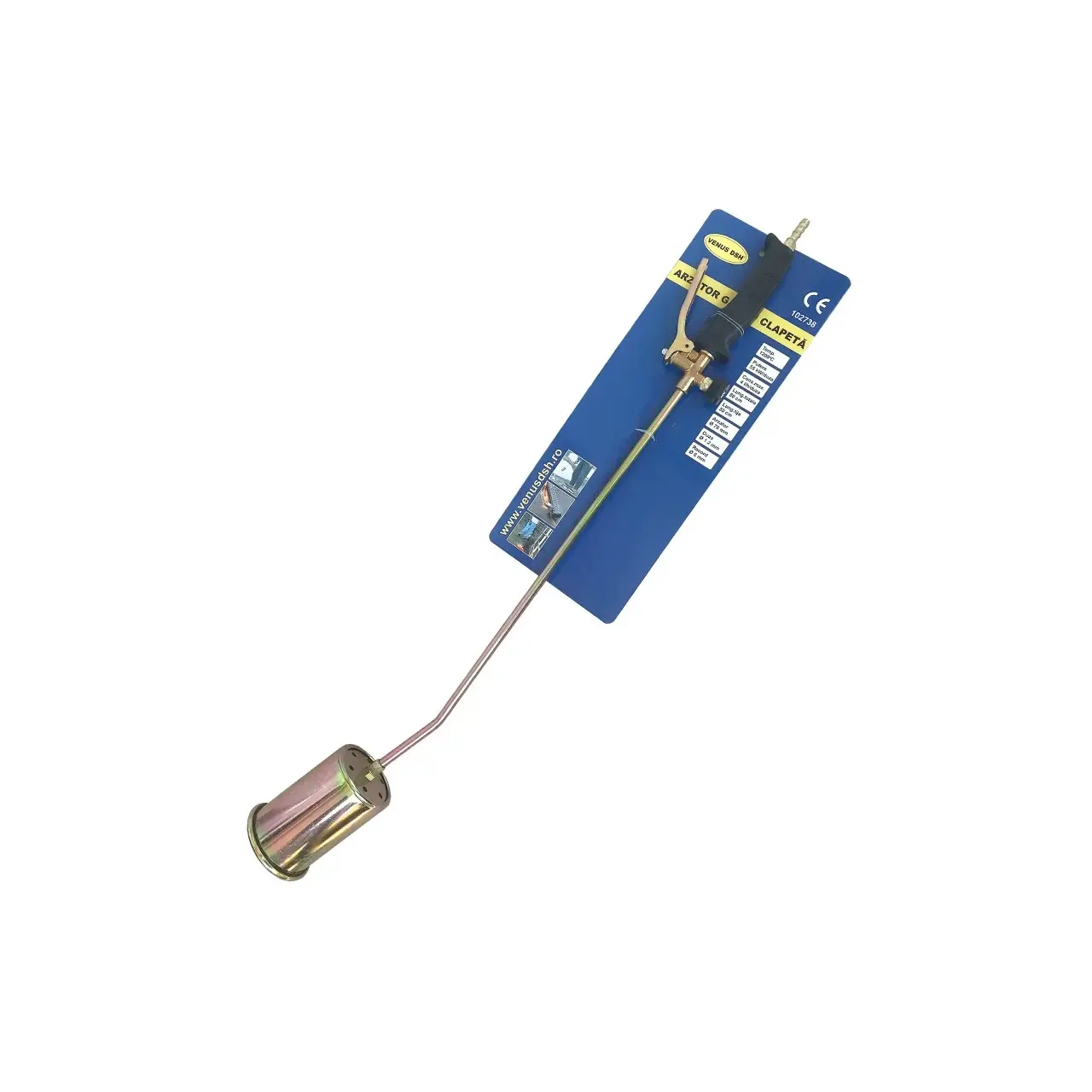 Arzator gaz cu clapeta 80 cm x 76 mm, DSH 102738 1