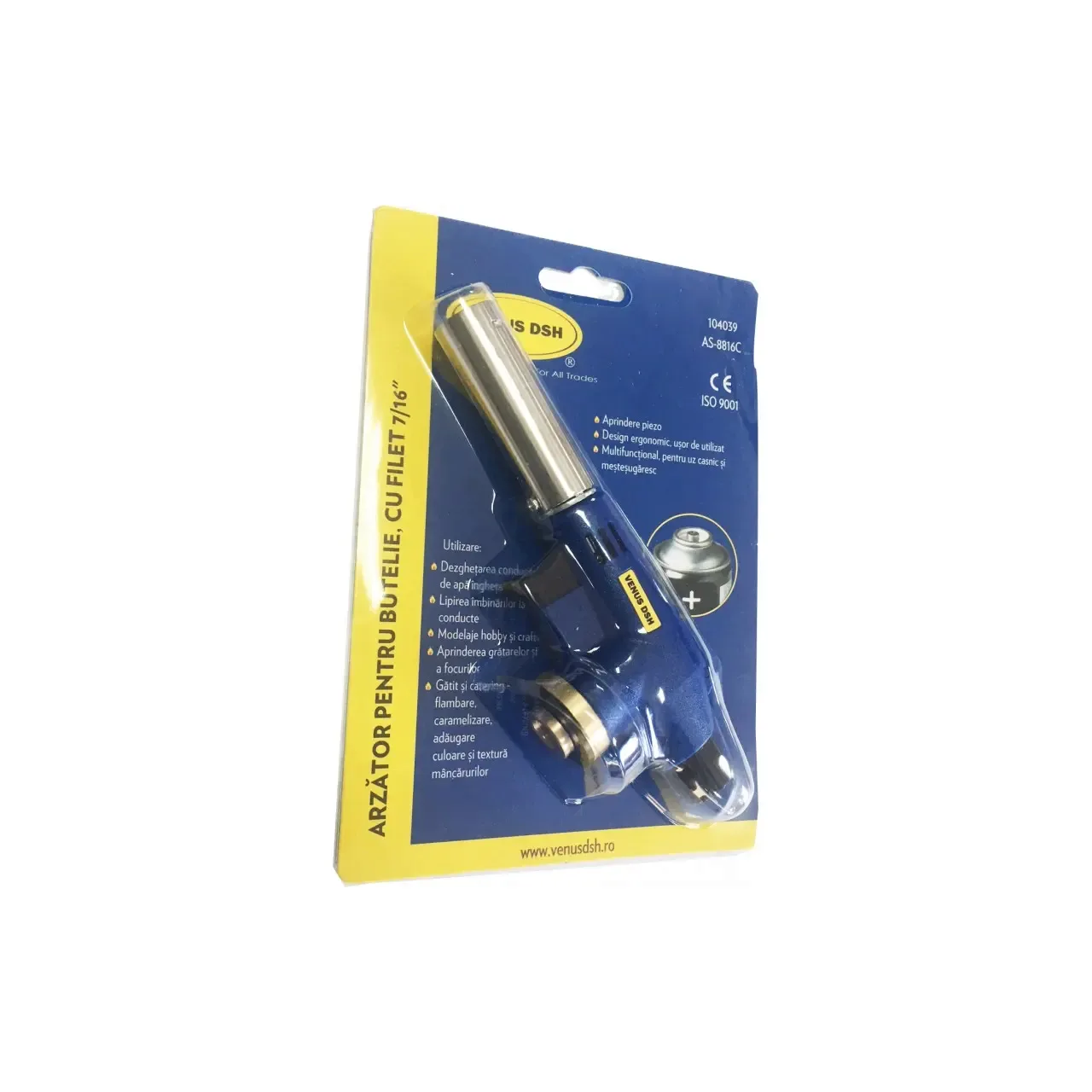 Arzator pentru butelie, cu filet 7/16