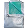 Prelata cu inele 220 g/mp,  5x 8 m, argintiu-verde DSH 104510 1