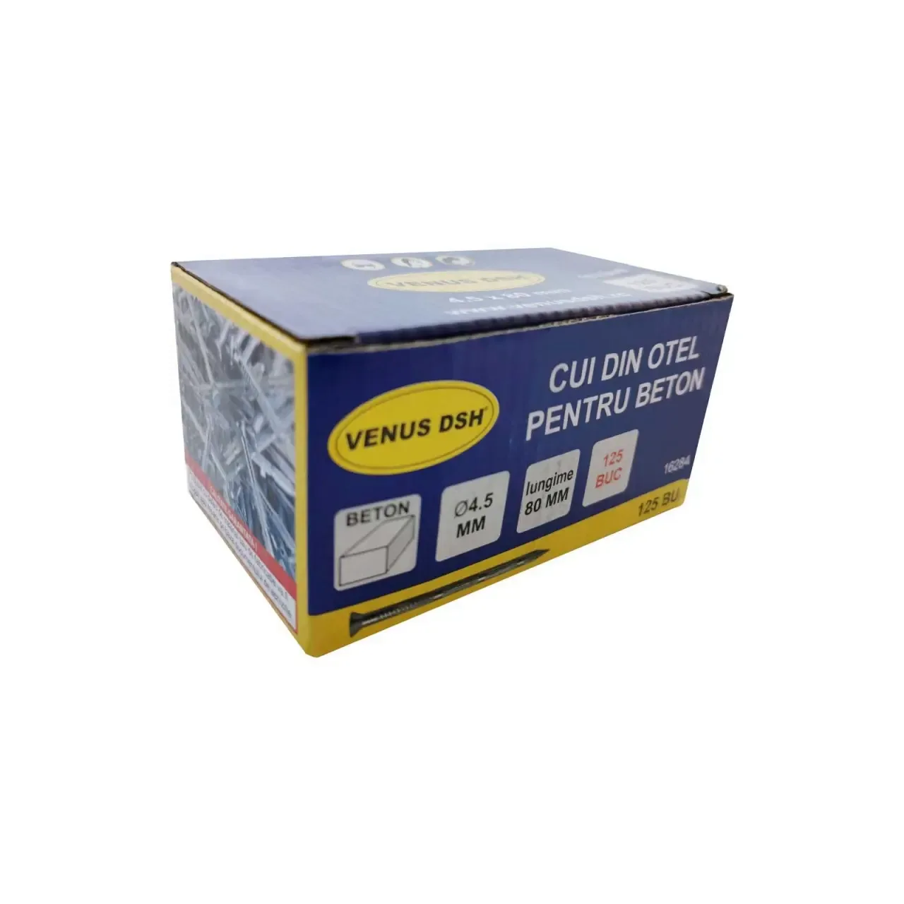 Cui din otel pentru beton 4,5 x 80 mm (125), DSH 162848 1
