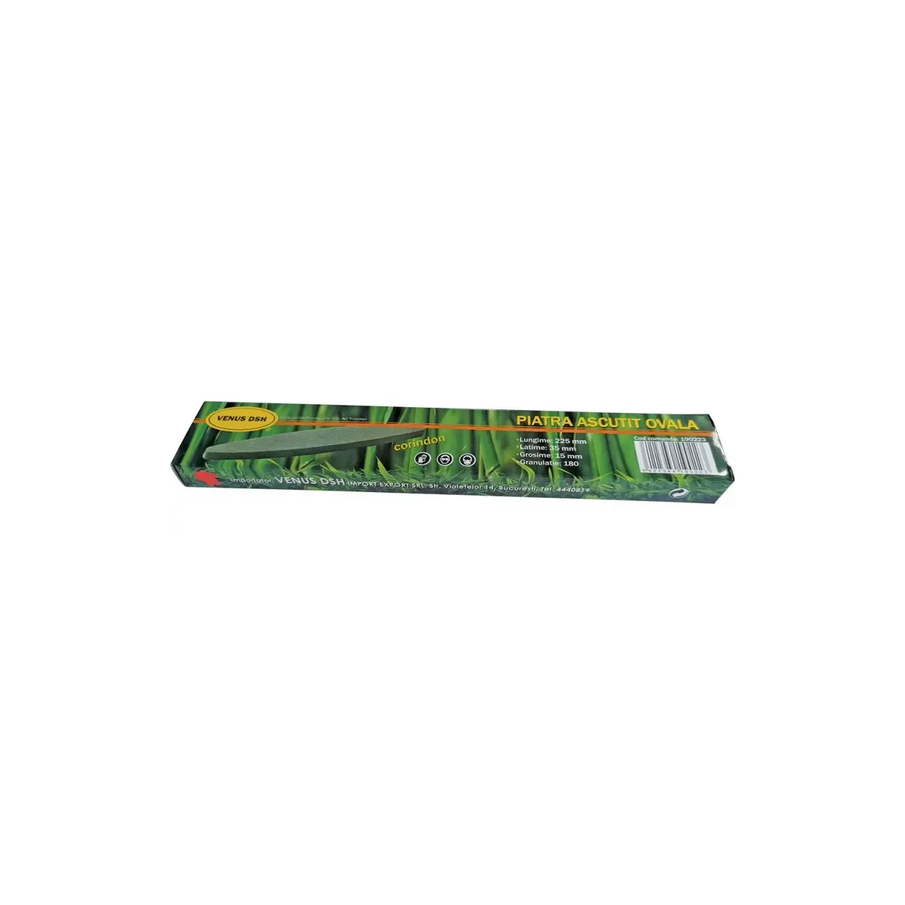 Piatra gresie ascutit ovala 9 toli (230x35x15mm) material A DSH 190223 2