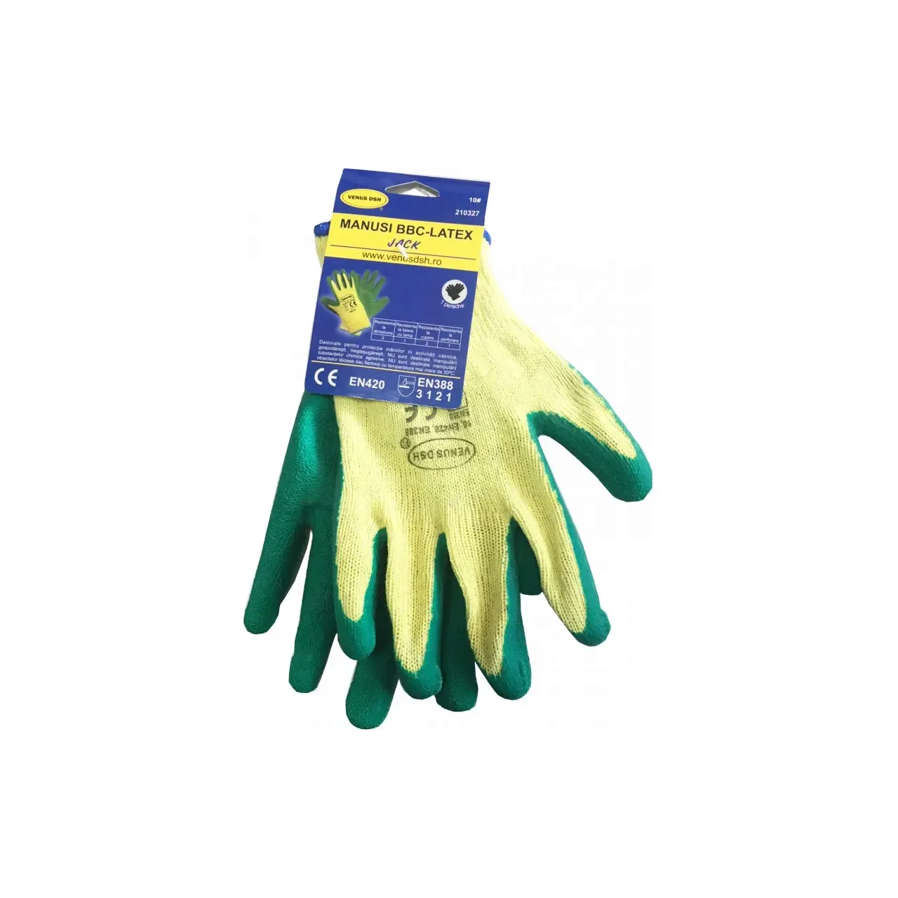 Manusi bumbac-latex 