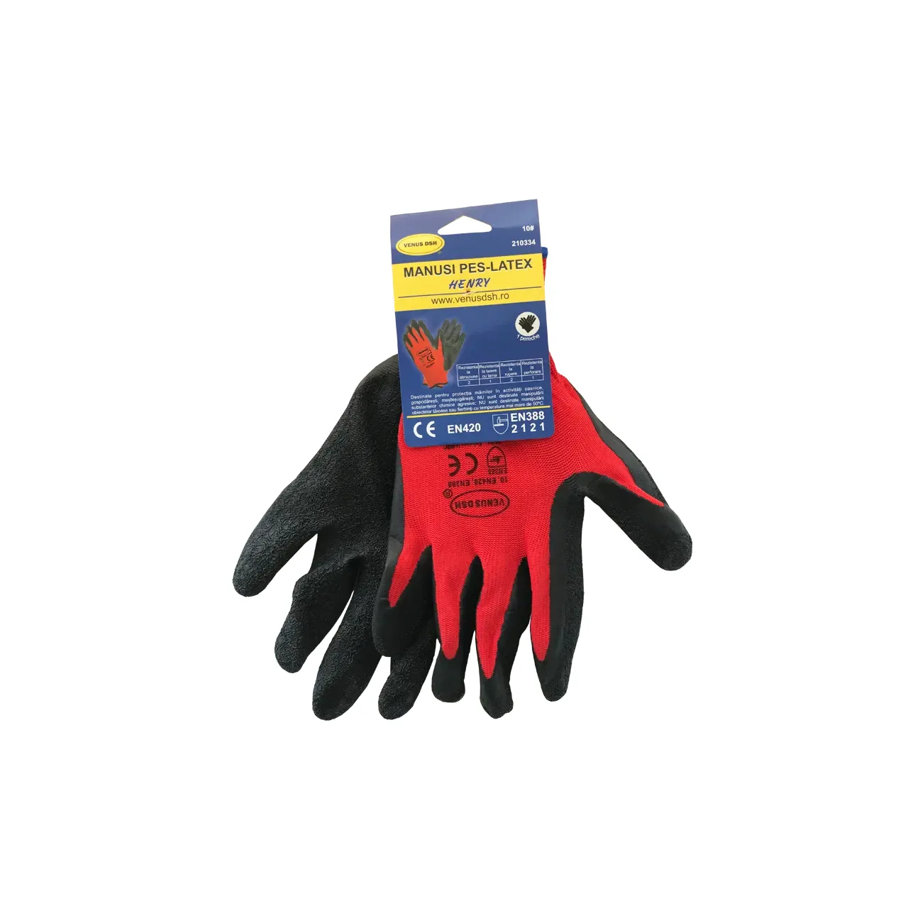 Manusi poliester-latex 