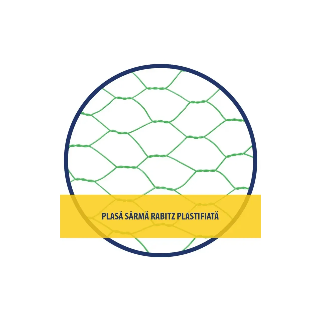 Plasa rabitz zn plastifiata 1 x 25 m - 1