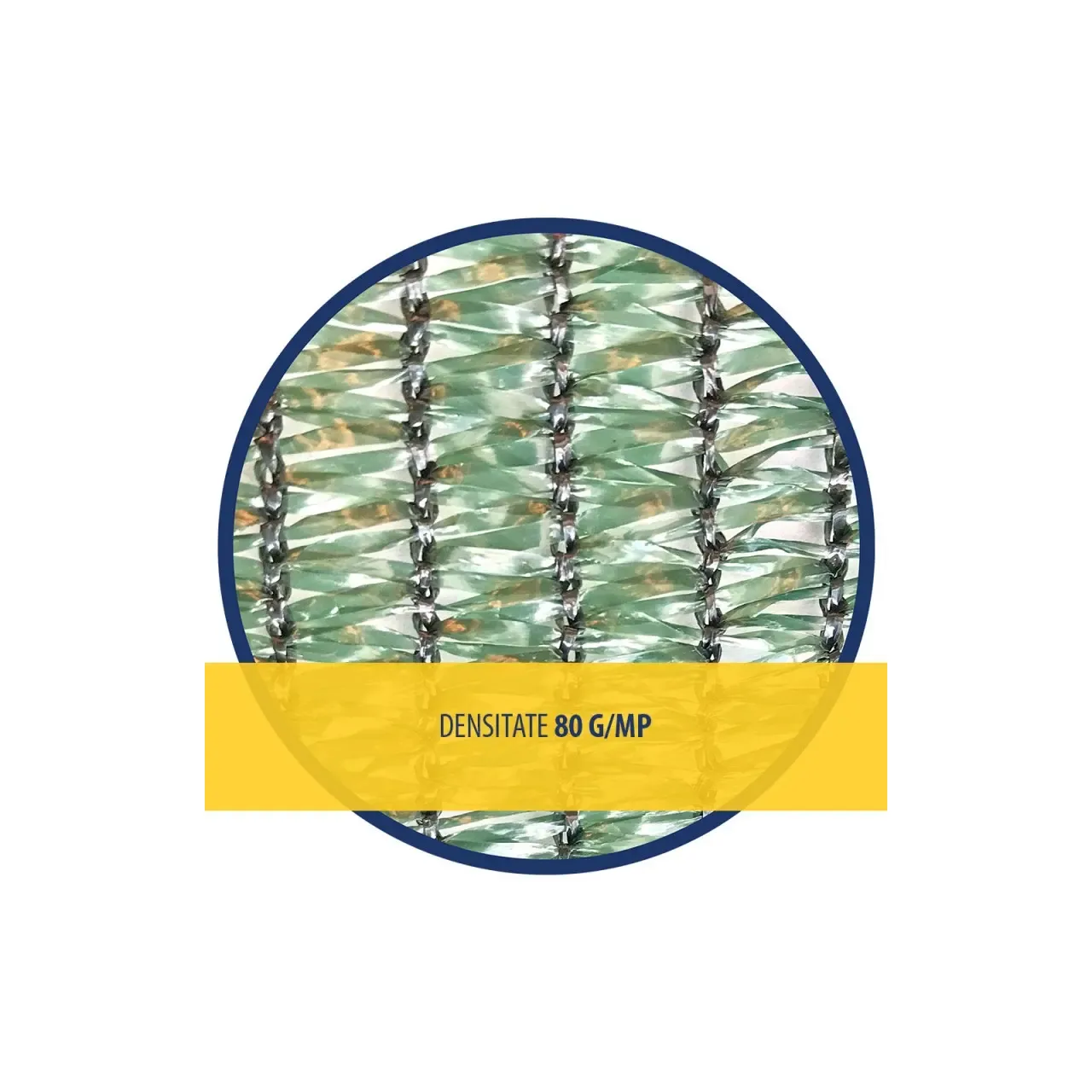 Plasa umbrire 80 g/mp, 2 x 10 m - verde, DSH 240430 2
