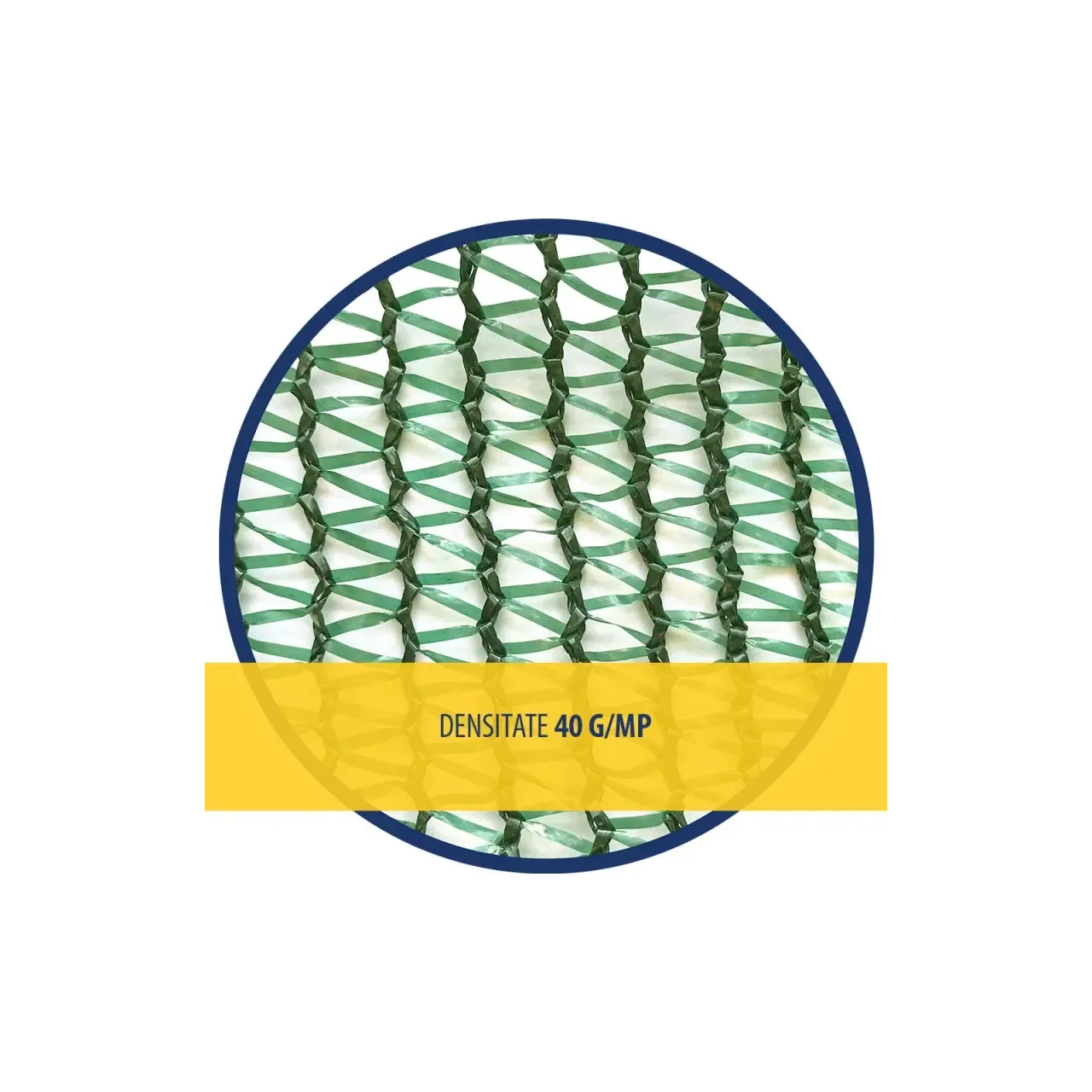 Plasa umbrire 40 g/mp, 1.5 x 10 m - verde, DSH 240775 2